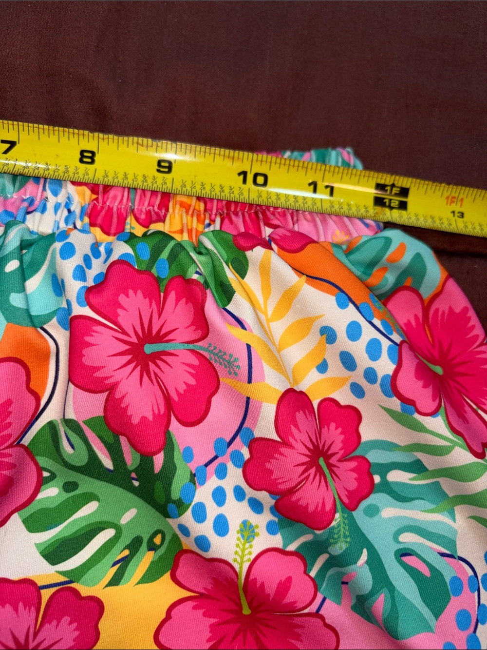 Hawaiian Print Gym Short by Jess Lea Brand. EUC! - Picture 10 of 15